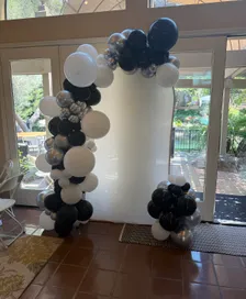 Custom balloon garland installation