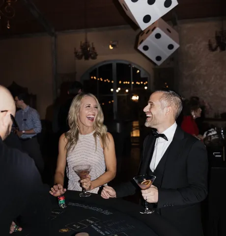 Guests celebrating at a Spark event
