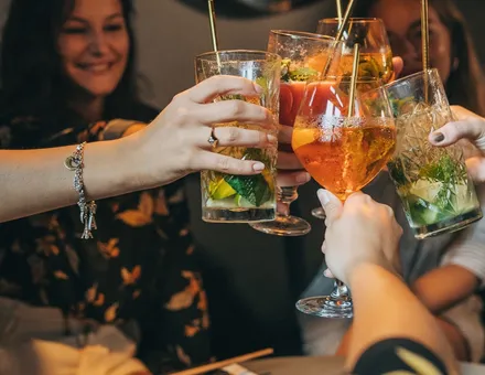 Champagne toast