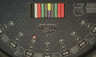 Three Card Poker table rental with professional dealer — Sacramento & Bay Area