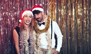 Selfie station backdrop and props — Spark events