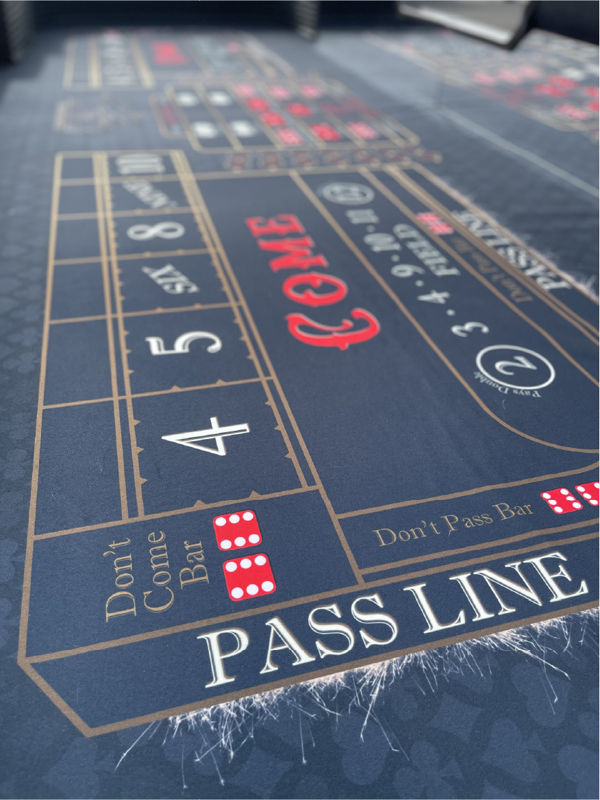 Craps table rental with professional dealer — Sacramento & Bay Area