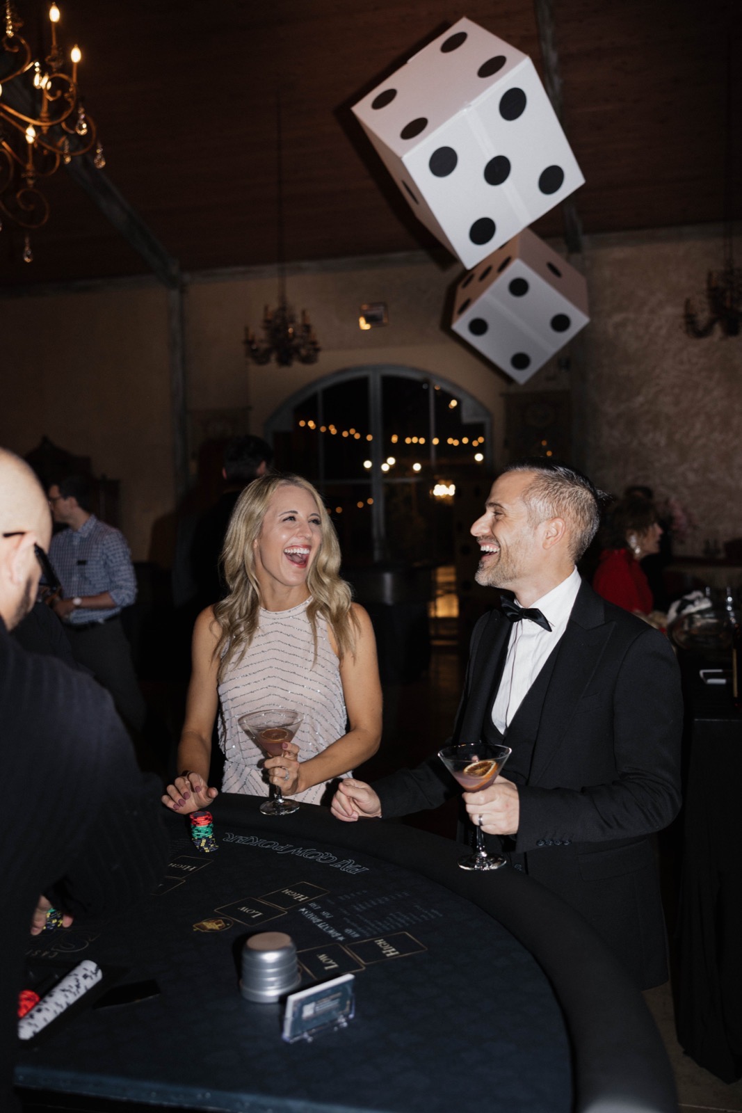 Guests celebrating at a Spark event