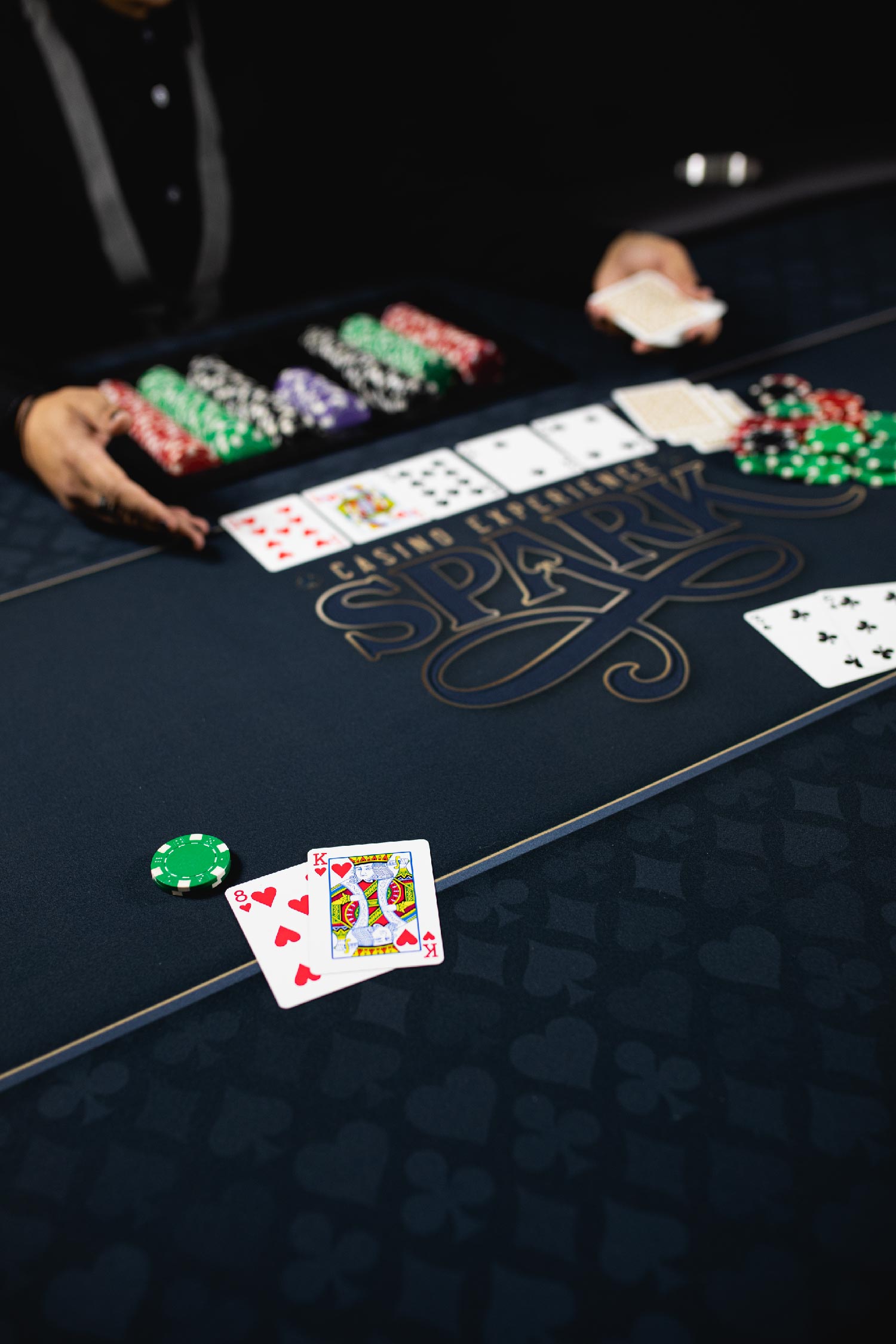 Texas Hold'em table rental with professional dealer — Sacramento & Bay Area