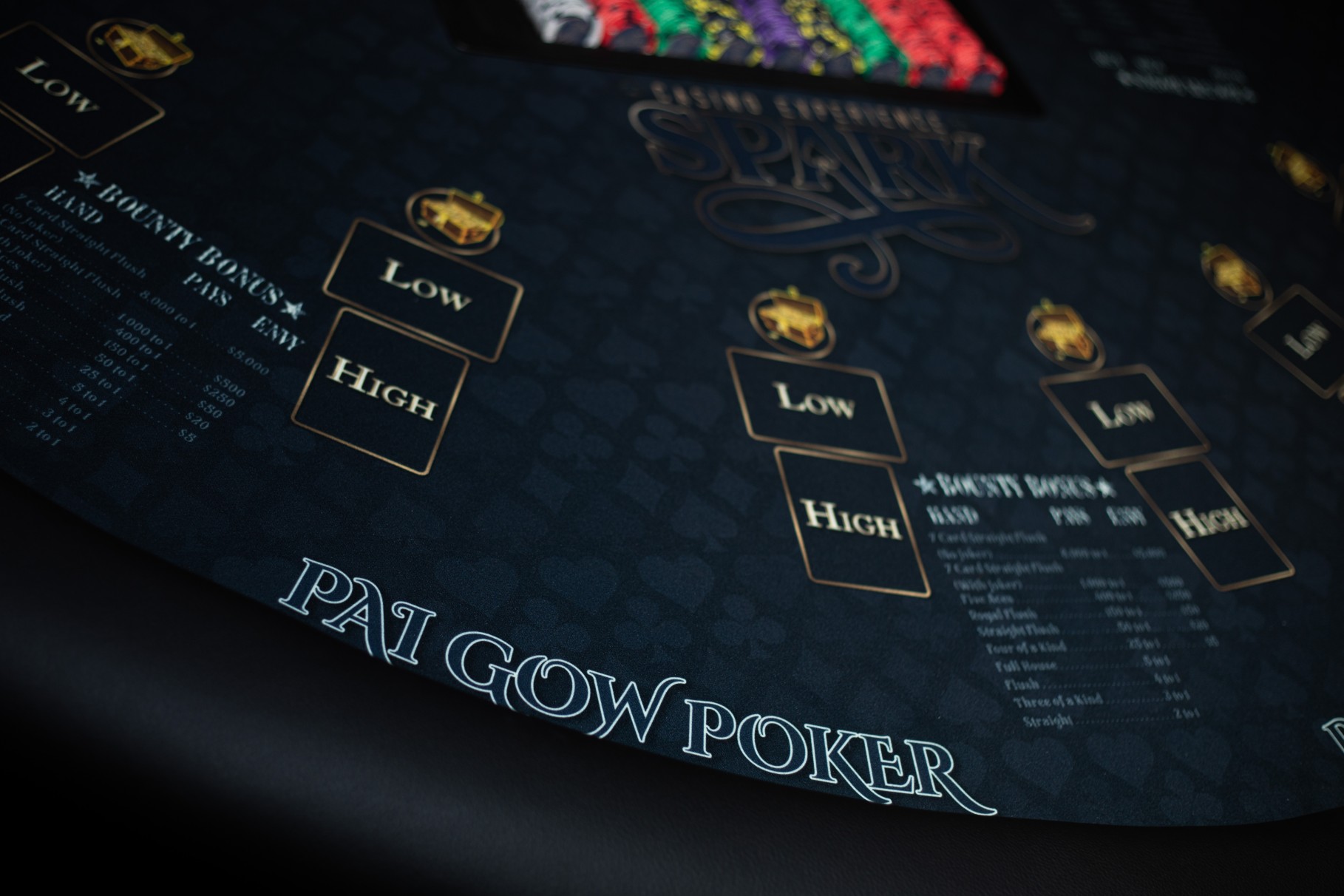 Pai Gow Poker table rental with professional dealer — Sacramento & Bay Area