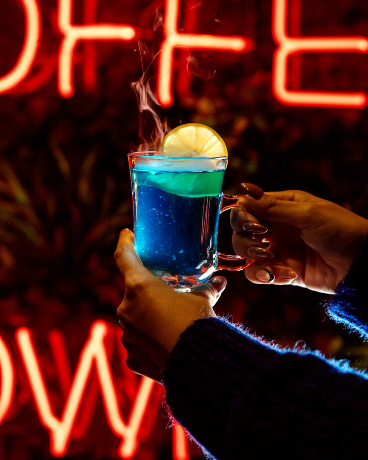 Signature cocktail from the Spark mobile bar